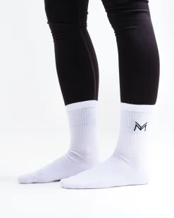 10-PACK mywhy Crew Socks White Unisex
