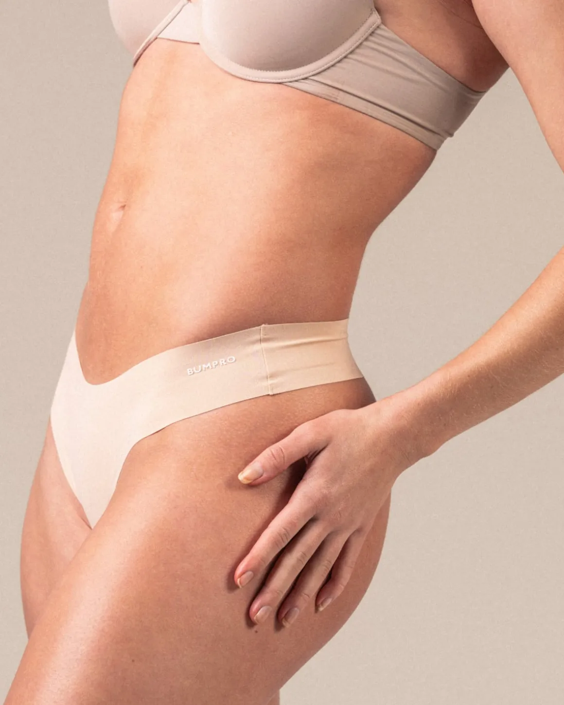 3-pack No Show Thong Sand
