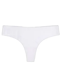 3-pack No Show Thong White