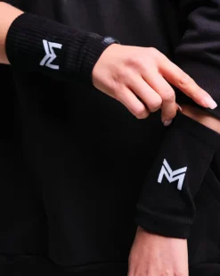 2-pack Sweat Bands U Black – One Size