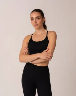 Perfect Rib Bra Black