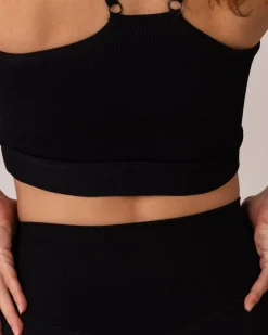 Perfect Rib Bra Black