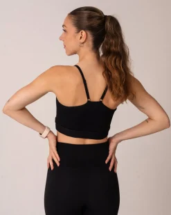 Perfect Rib Bra Black