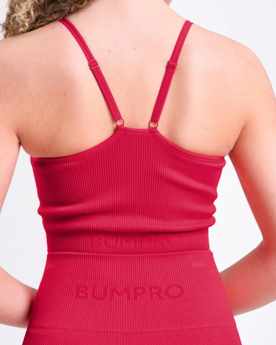 Perfect Rib Bra Red Chili
