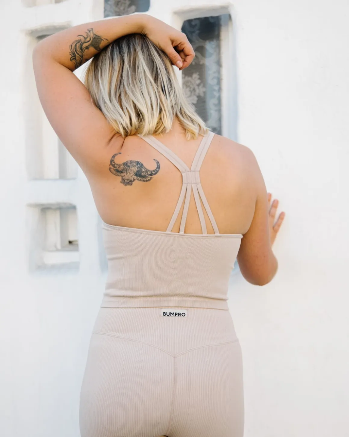 Perfect Rib Croptop Beige