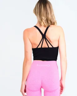 Perfect Rib Crop Top Black
