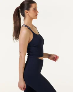 Perfect Rib Croptop Navy