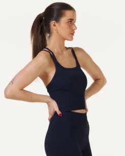 Perfect Rib Croptop Navy
