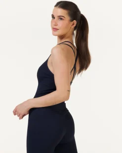 Perfect Rib Croptop Navy
