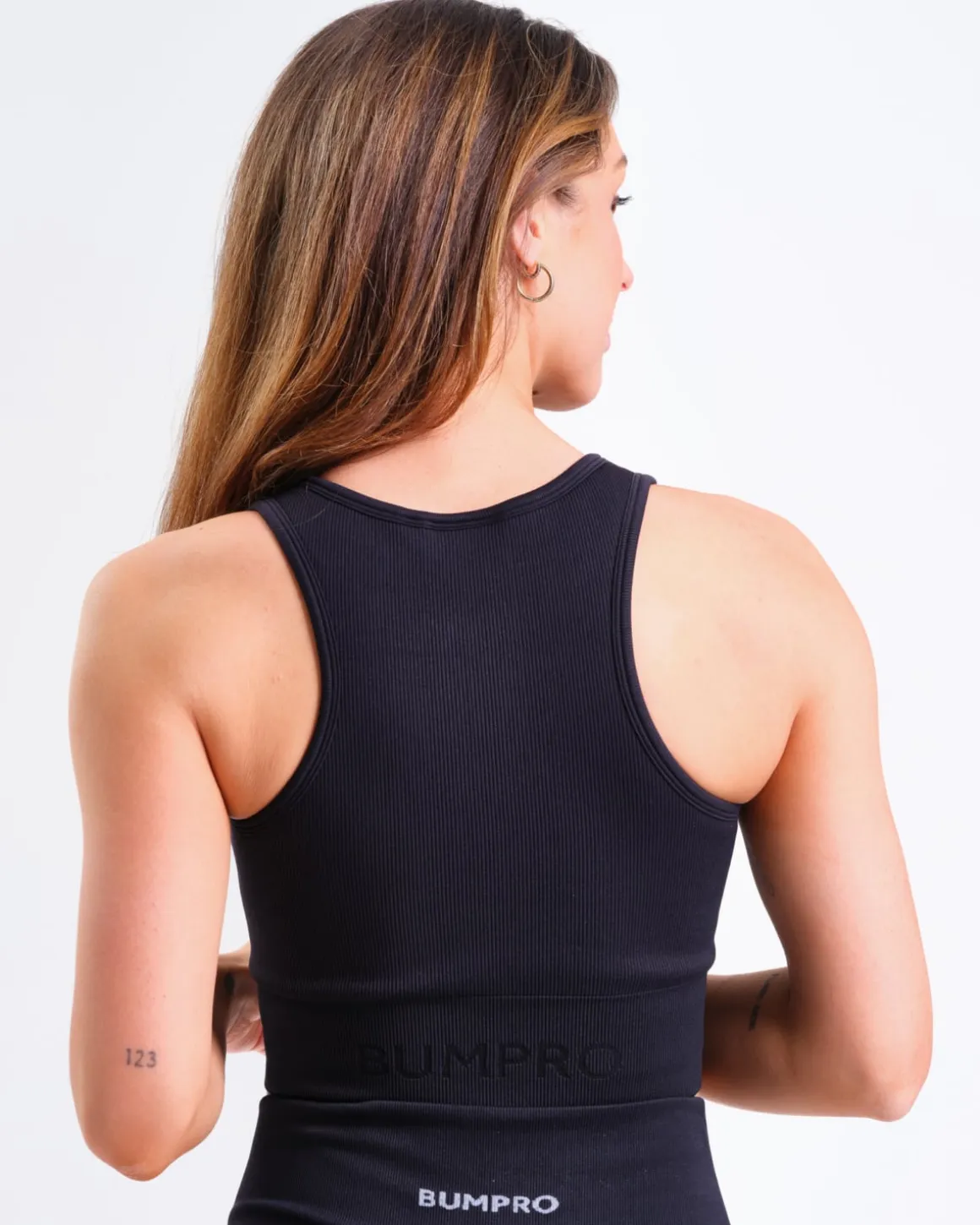Perfect Rib Racer Tank Black