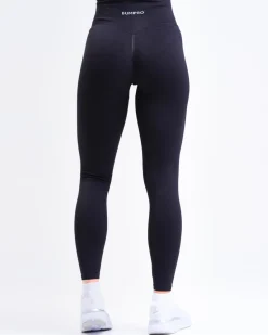 Perfect Rib Racer Tank + Contour Seamless Tights Black SETT