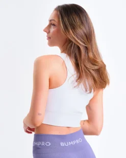 Perfect Rib Racer Tank White