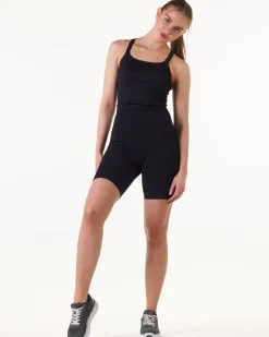 Perfect Rib Scrunchie Shorts 7″ Black