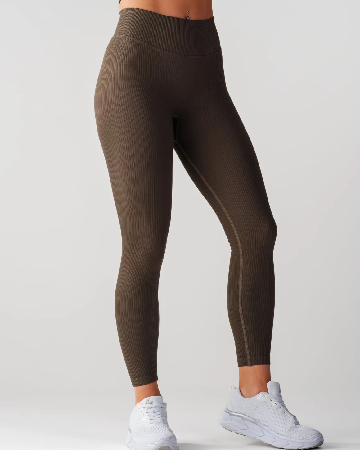 Perfect Rib Scrunchie Tights Military Green