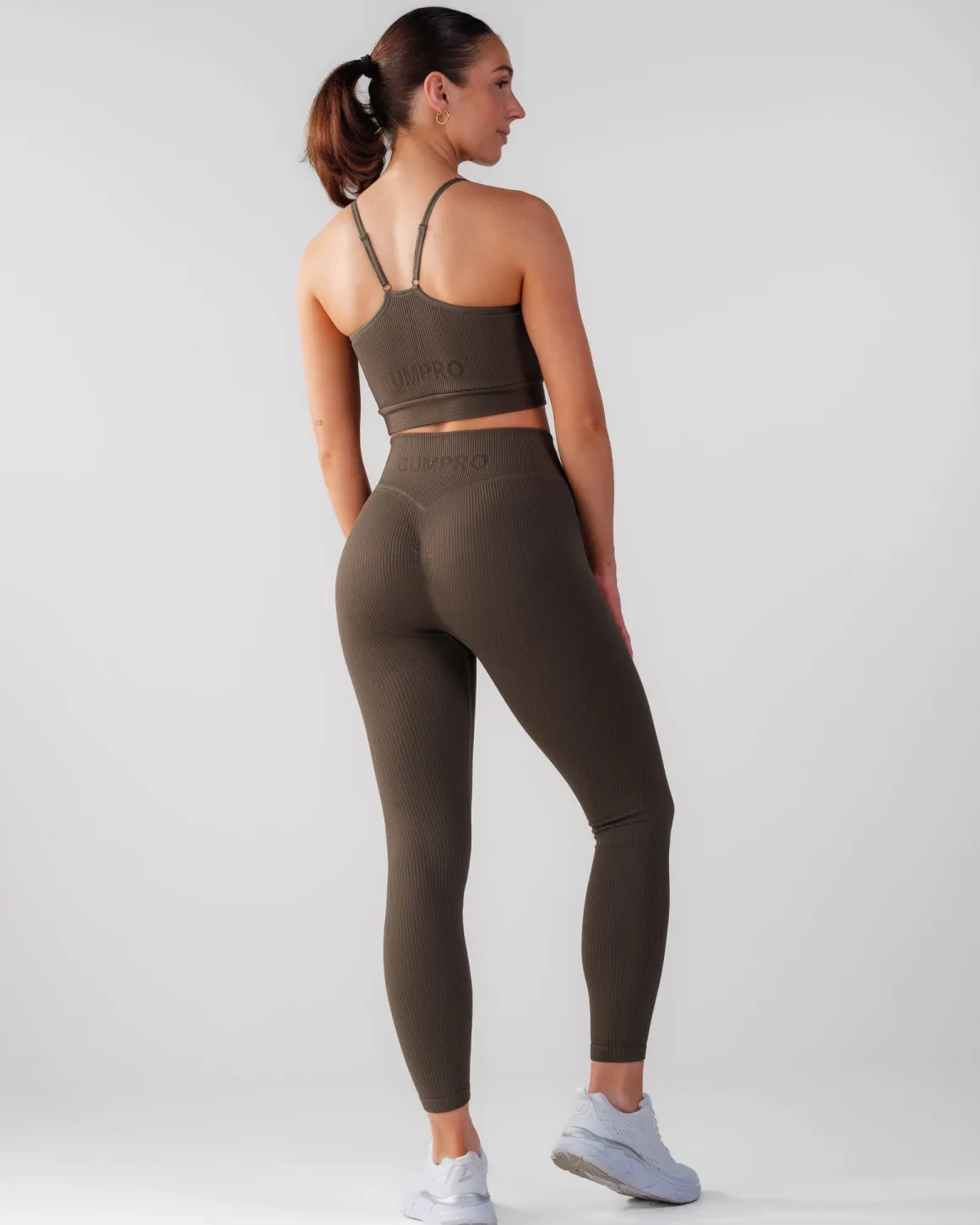 Perfect Rib Scrunchie Tights Military Green