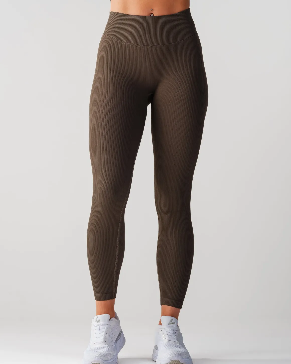 Perfect Rib Scrunchie Tights Military Green