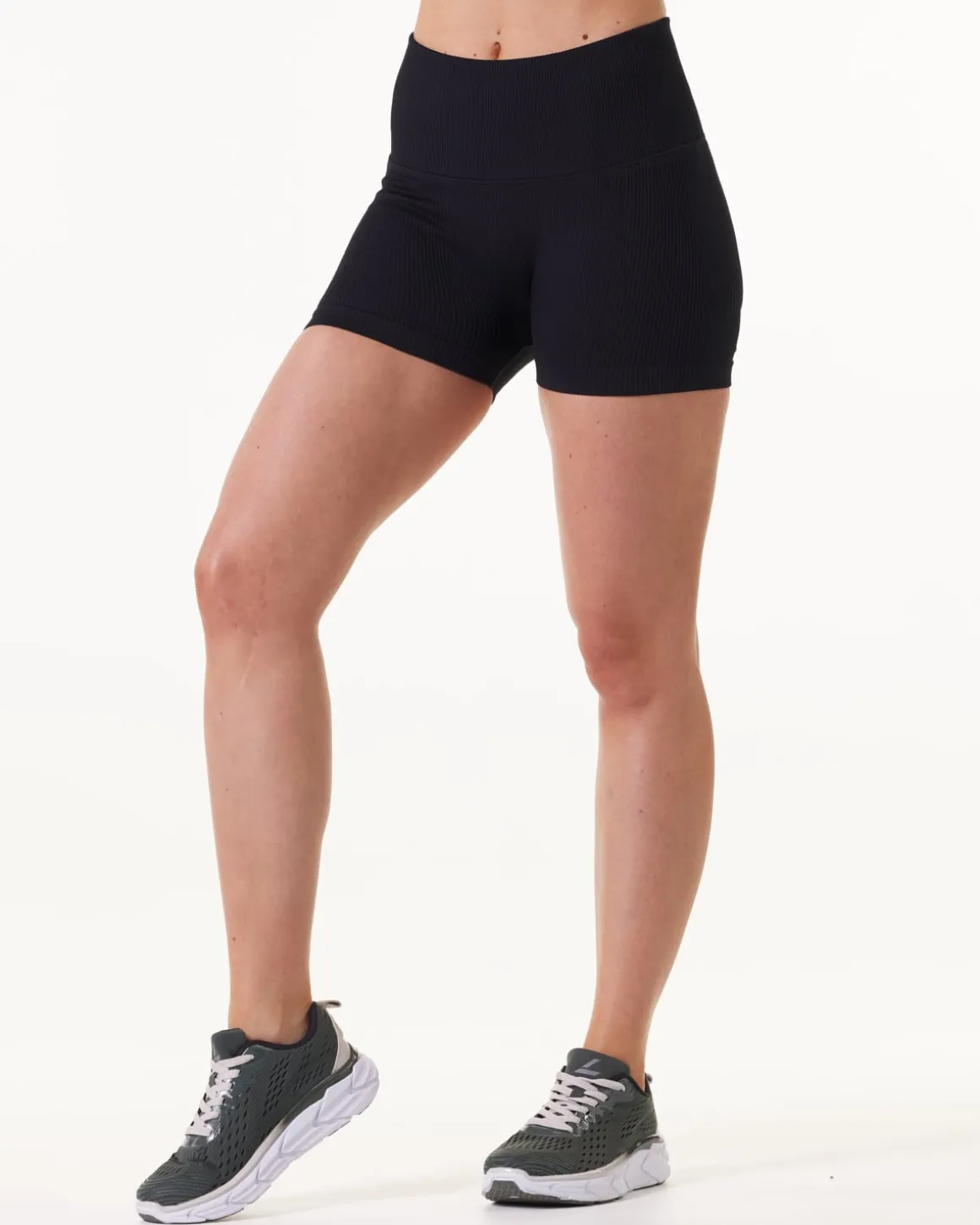 Perfect Rib Shorts 3″ Black