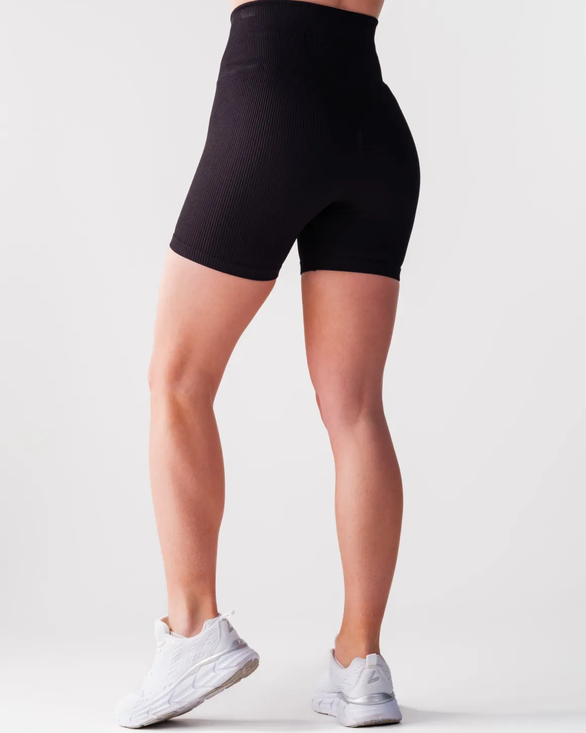 Perfect Rib Shorts 5″ Black