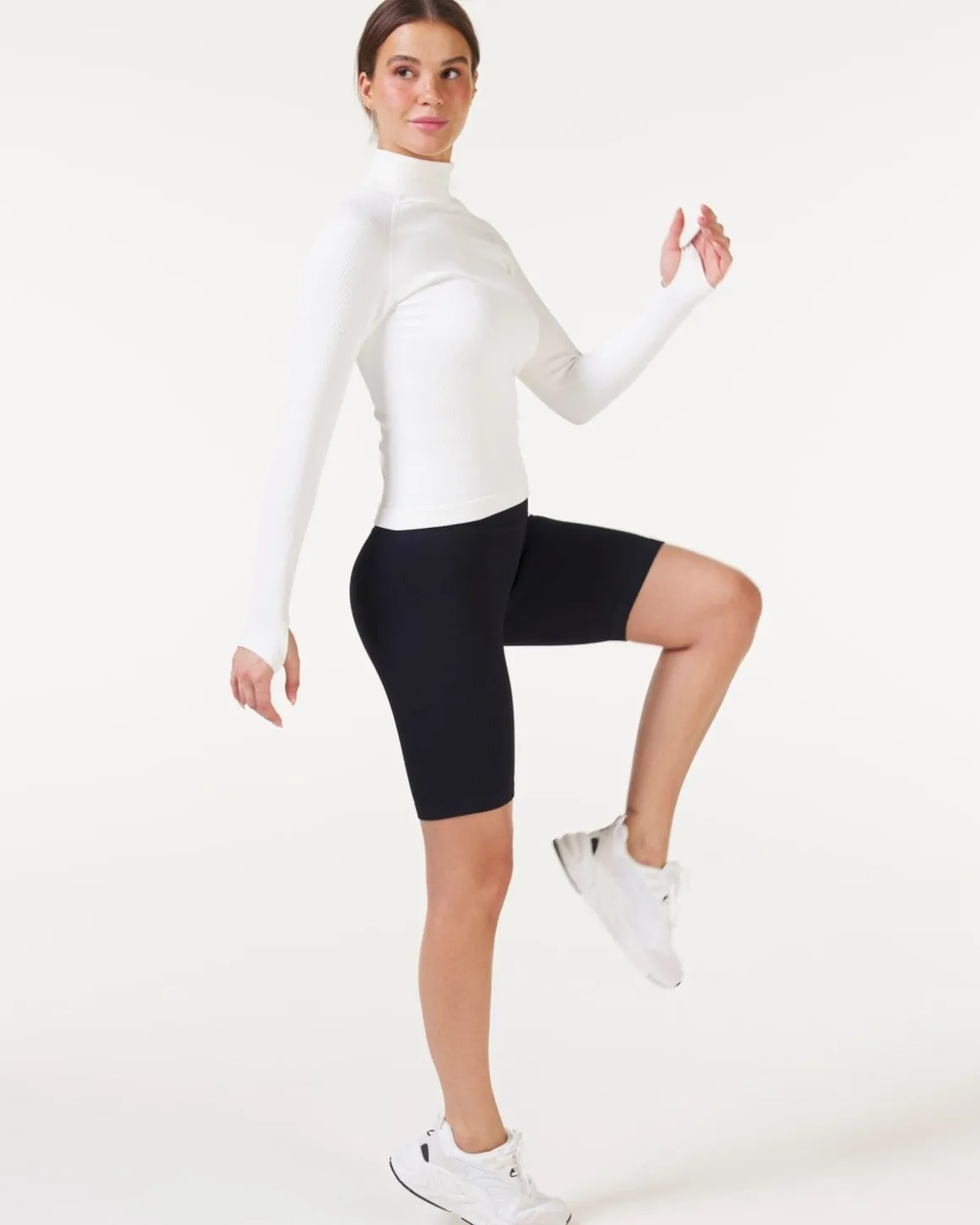 Perfect Rib Shorts 7″ Black Beauty