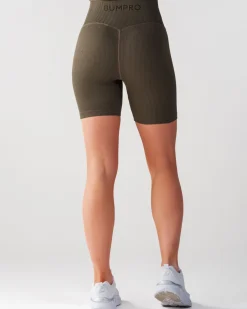 Perfect Rib Shorts 5″ Military Green