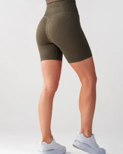 Perfect Rib Shorts 5″ Military Green