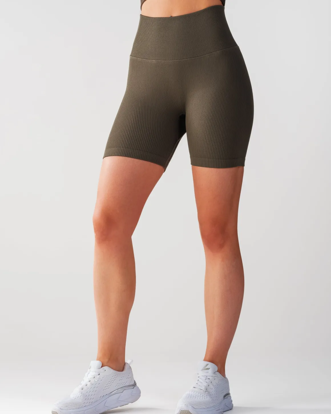 Perfect Rib Shorts 5″ Military Green