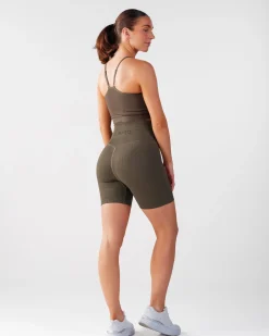 Perfect Rib Shorts 5″ Military Green
