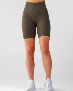 Perfect Rib Shorts 7″ Military Green