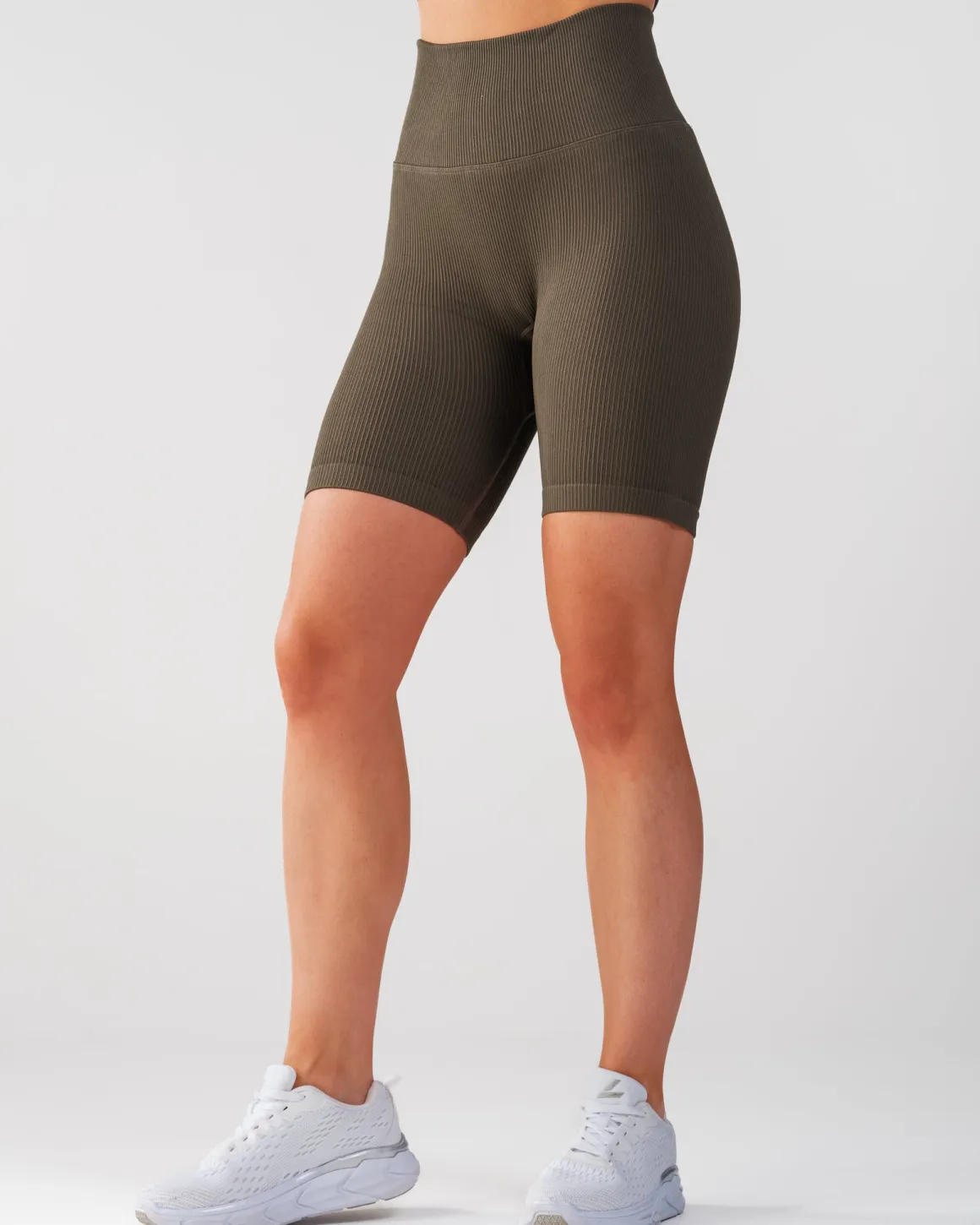 Perfect Rib Shorts 7″ Military Green