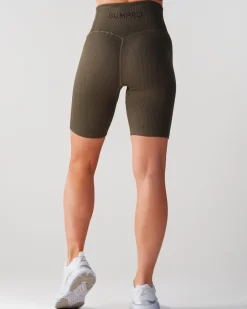 Perfect Rib Shorts 7″ Military Green