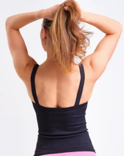 Perfect Rib Singlet Black