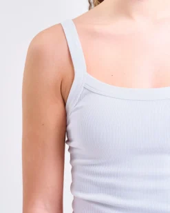 Perfect Rib Singlet White