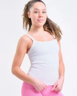 Perfect Rib Singlet White