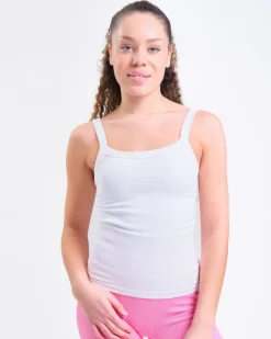 Perfect Rib Singlet White 2-PACK