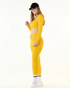 Perfect Rib Sundazed Tights Mango