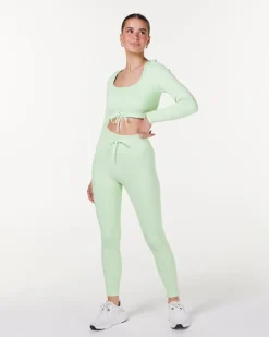 Perfect Rib Sundazed Tights Pear