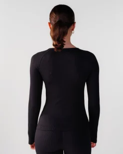 Perfect Rib Sweatshirt Black Beauty 2-PACK