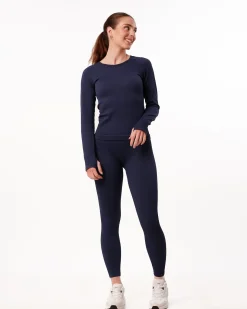 Perfect Rib Sweatshirt Blue Navy