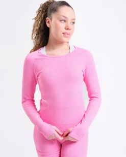 Perfect Rib Sweatshirt Pink Bubblegum