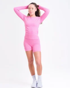 Perfect Rib Sweatshirt Pink Bubblegum