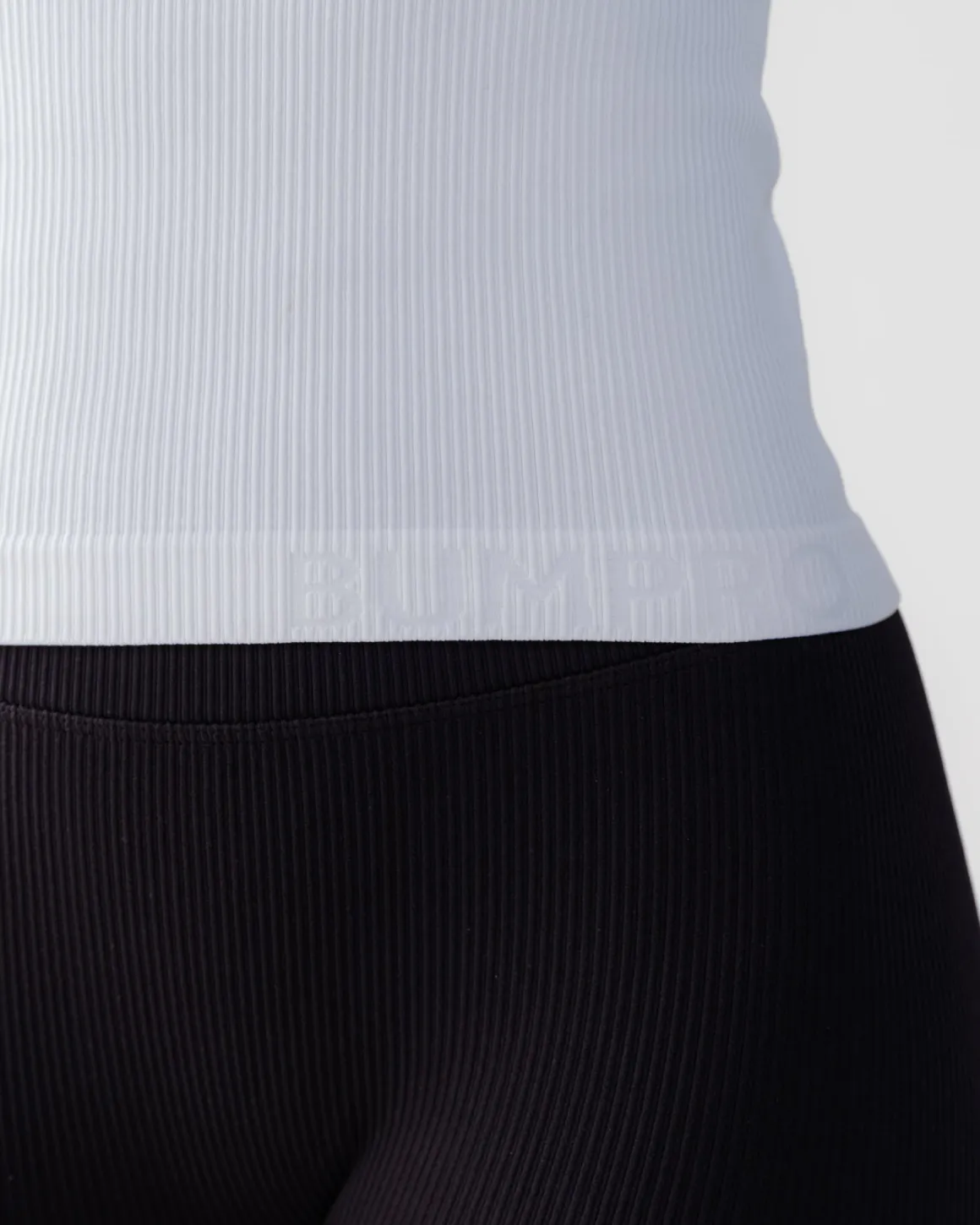 Perfect Rib Sweatshirt Turtleneck White