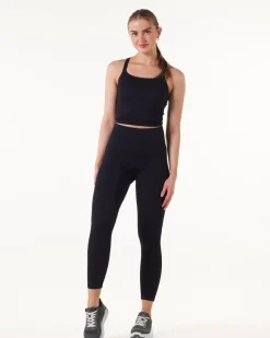 Perfect Rib Tights Black