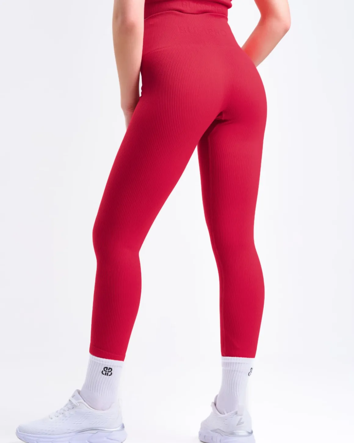 Perfect Rib Tights Red Chili