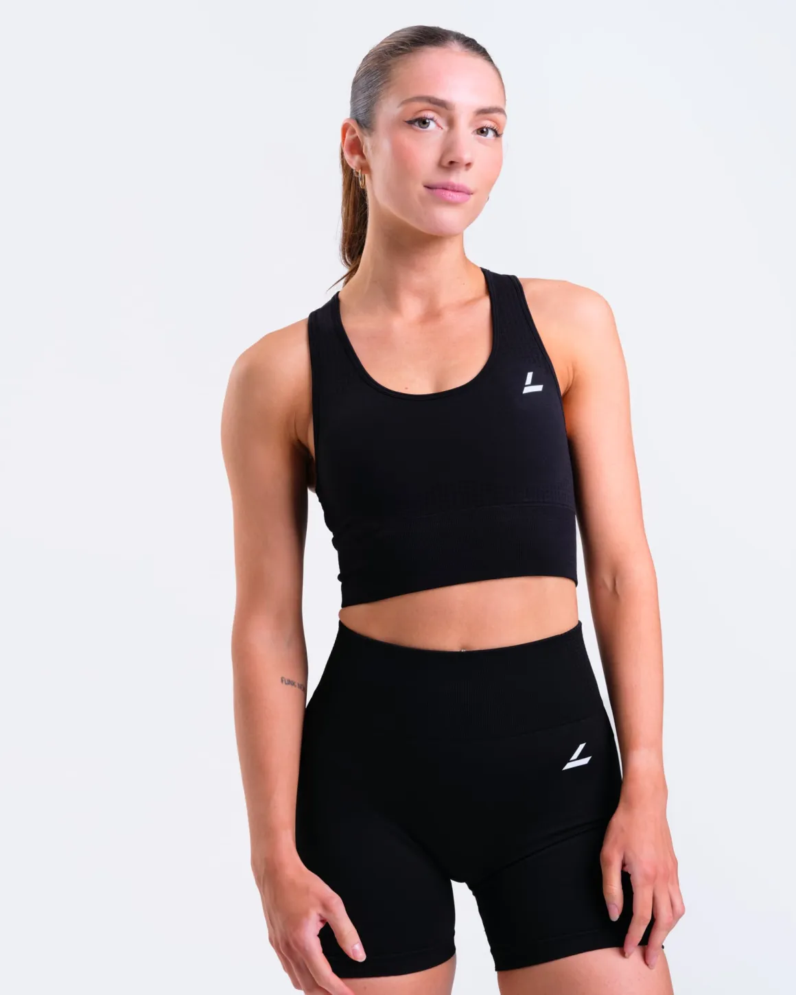 Phase Seamless Bra Black