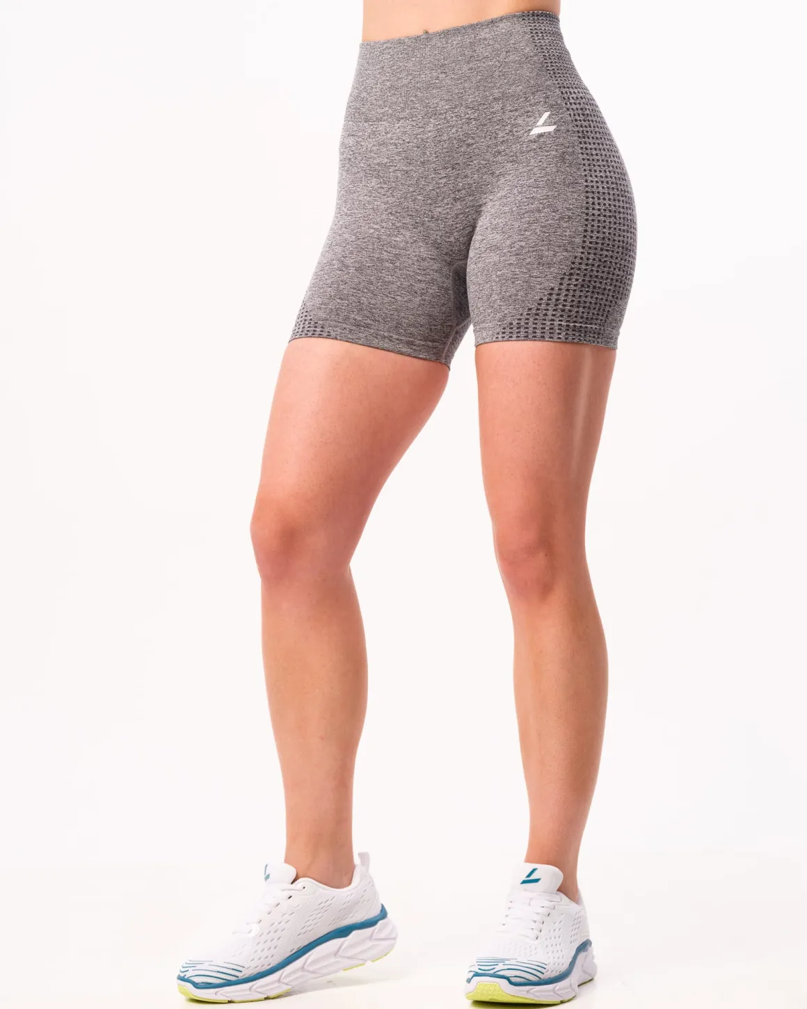 Phase Seamless Shorts Grey Melange
