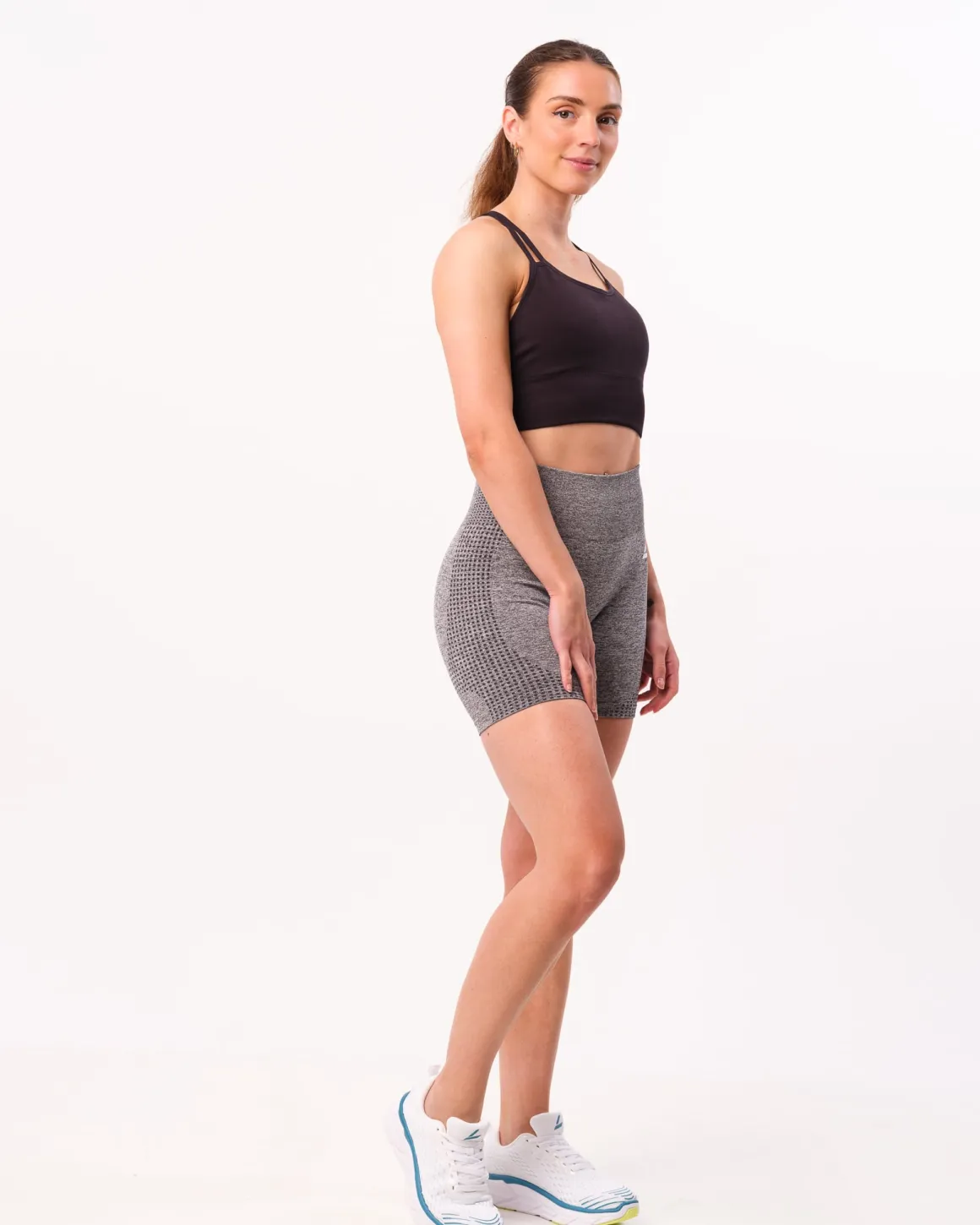 Phase Seamless Shorts Grey Melange
