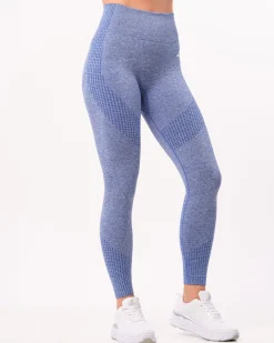 Phase Seamless Tights Blue Lolite Melange