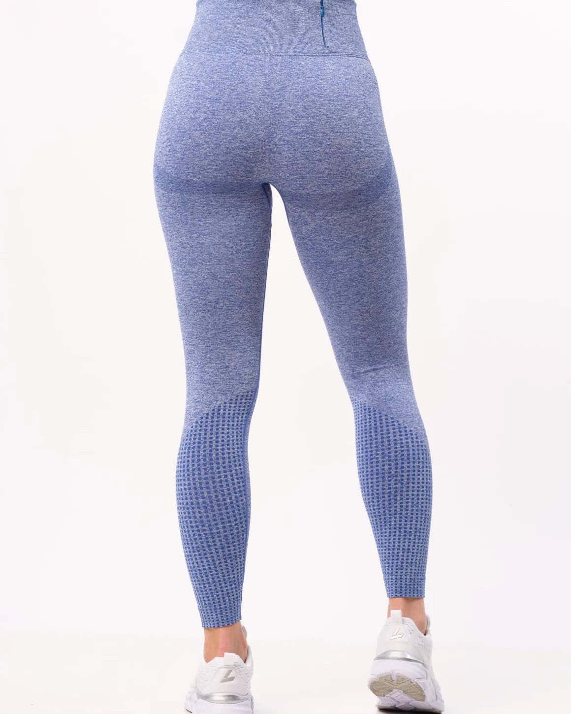 Phase Seamless Tights Blue Lolite Melange