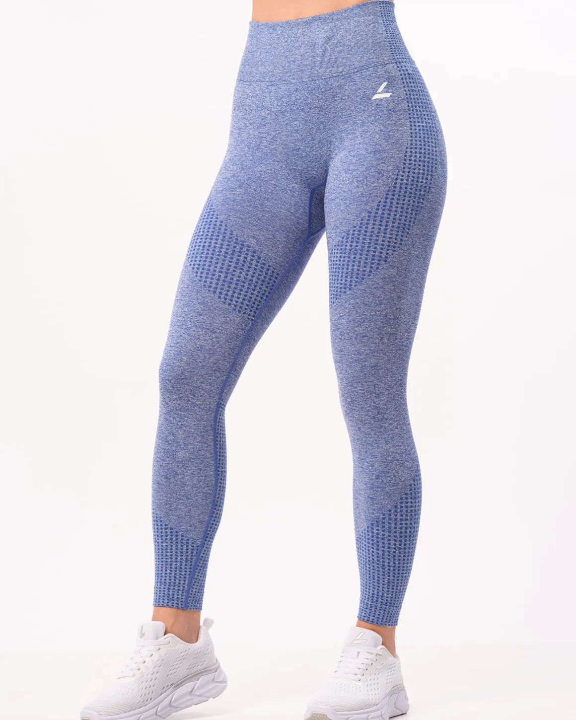 Phase Seamless Tights Blue Lolite Melange