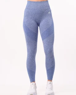 Phase Seamless Tights Blue Lolite Melange